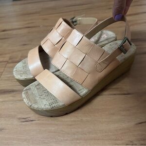 Kork-Ease Tan Leather Sandals